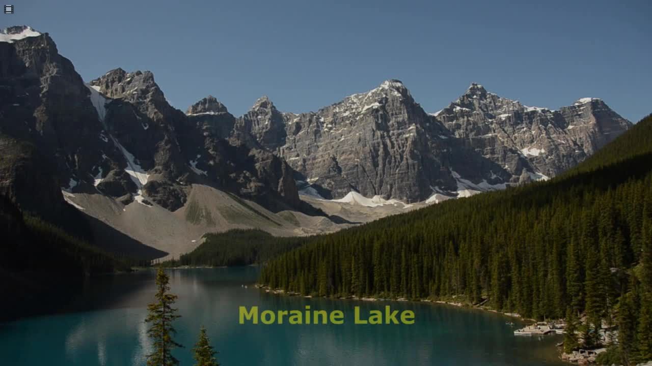 Moraine Lake Near Lake Louise